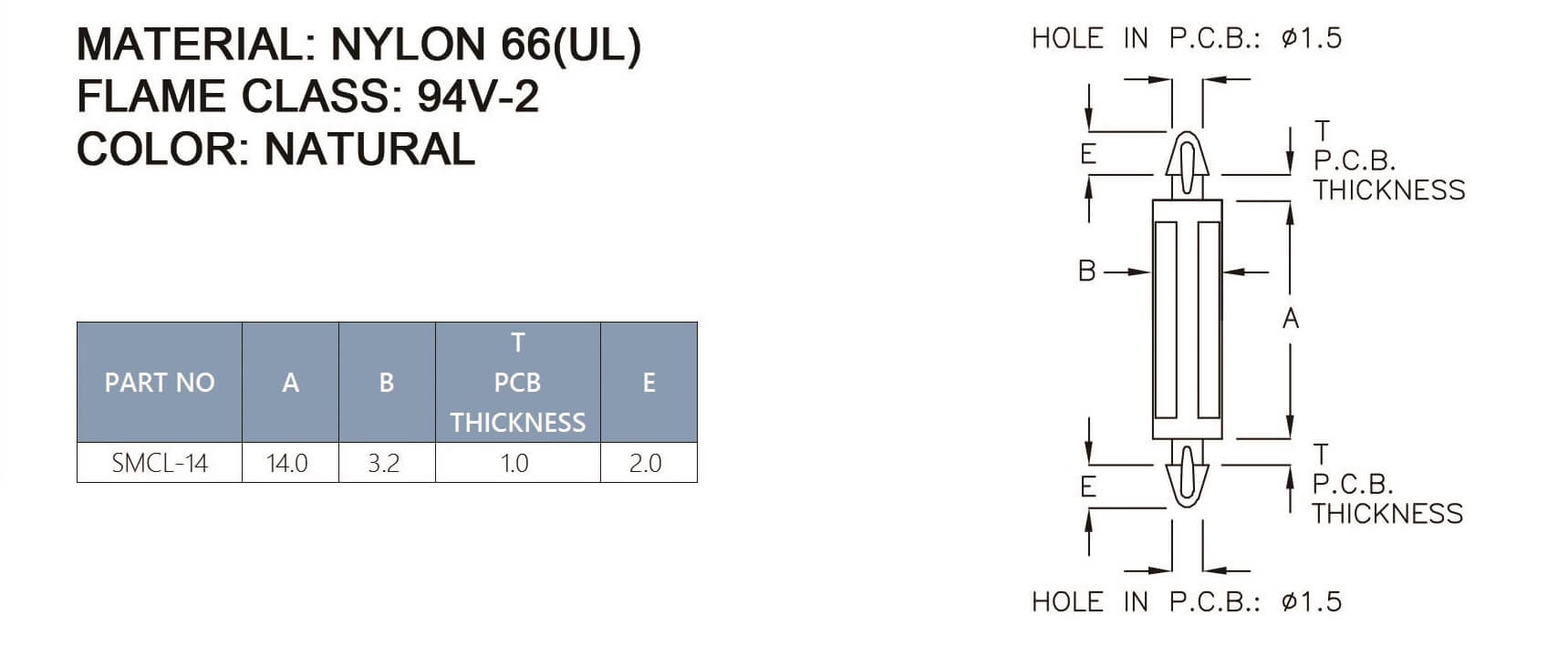 PCB Standoff SMCK-14